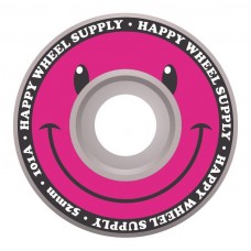 Kolečka HAPPY WHEELS Big Face 52mm 101a Pink