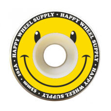 Kolečka HAPPY WHEELS Big Face 53mm 101a Yellow