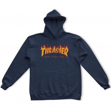 Thrasher Flame Hoody Blue