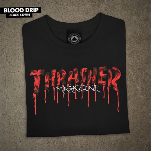 Triko Thrasher BTS21 Blood Drip Black