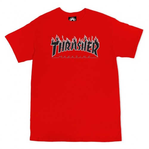 T-Shirt Thrasher Flame Red