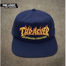 Kšiltovka Thrasher Fire logo navy