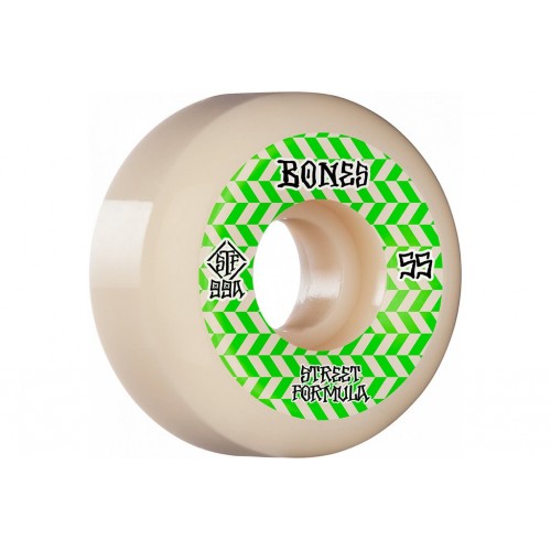 BONES WHEELS STF Patterns Skateboard Wheels V5 55mm 99a 4pk