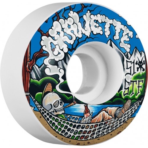 Kolečka BONES WHEELS STF  Pro Gravette Outdoorsman 51mm V2