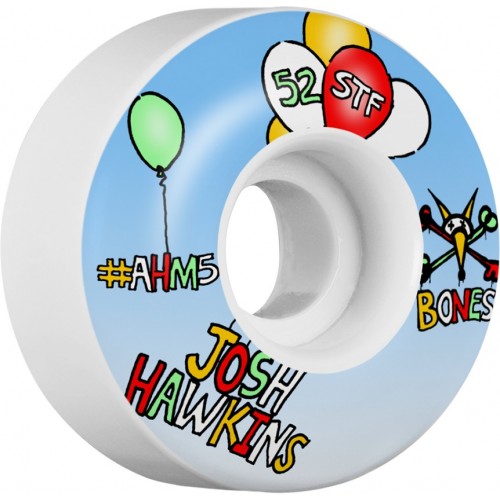 BONES WHEELS STF  Pro Hawkins Happy  54mm V1