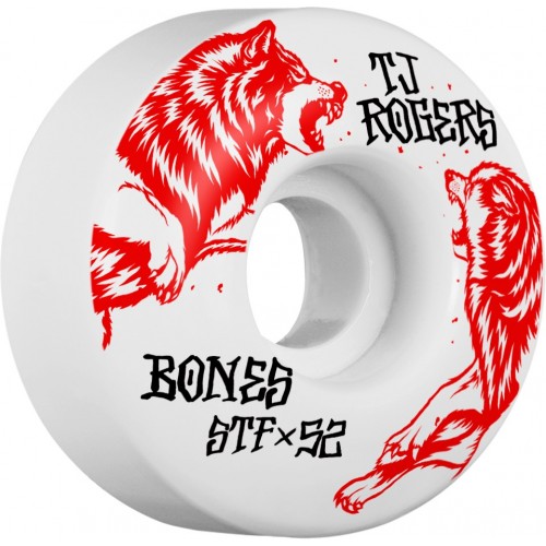 Kolečka BONES WHEELS STF Pro Rogers Survival Skateboard Wheels V3 52mm 103A 4pk