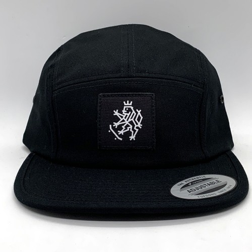 Kšiltovka Czechskateboarding 5panel černá logo 