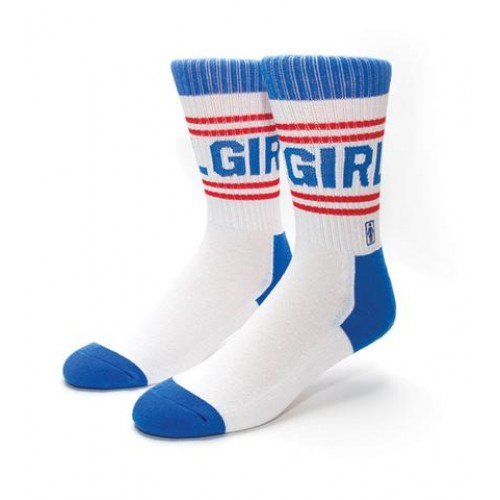Ponožky GIRL JOCK  White/Blue