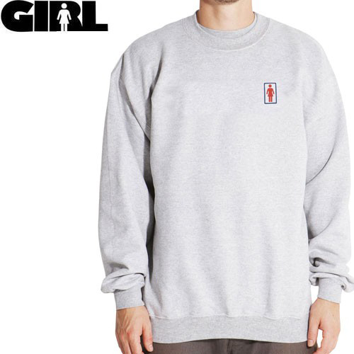 Mikina GIRL DUO OG CREW / GREY HEATHER