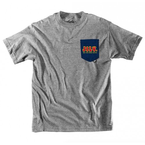 JSLV triko SPIRIT SELECT POCKET TEE - ATHLETIC HEATHER