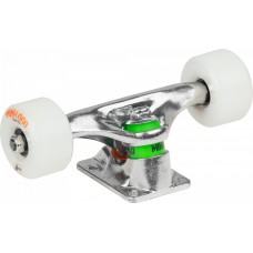 Trucky Mini Logo 7.63" RAW + ML Bearings + A-cut 53mm x 90a White Wheels