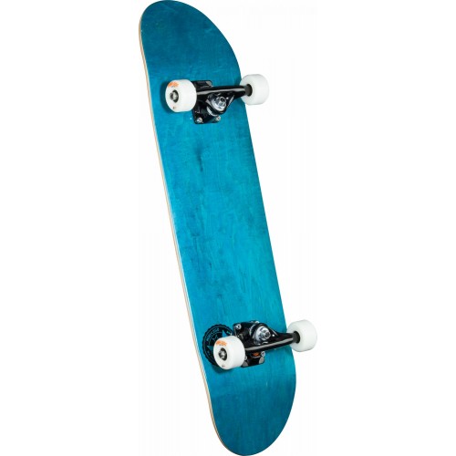 Skateboard Mini Logo Chevron Stamp "13" - Birch - Dyed Blue 8.0