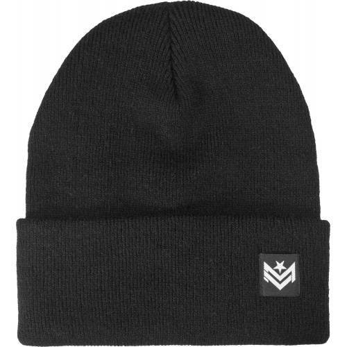 Kulich Mini Logo Chevron Beanie Black