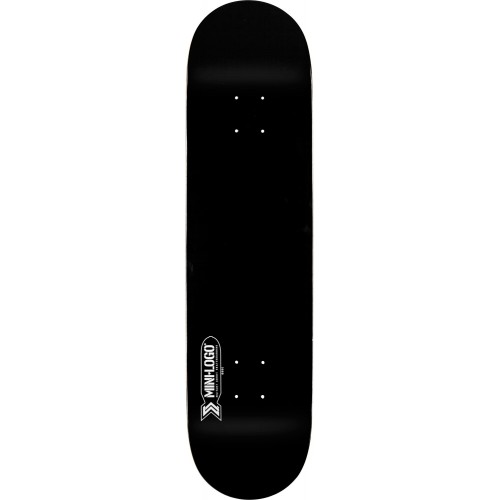 Mini Logo Small Bomb Skateboard Deck 170 Black - 8.25 