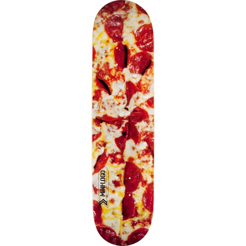 Mini Logo Small Bomb Skateboard Deck 127 Pizza - 8.0