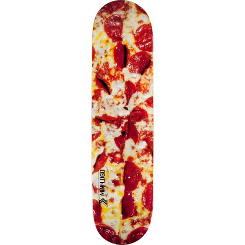 Mini Logo Small Bomb Skateboard Deck 126 Pizza - 7.625