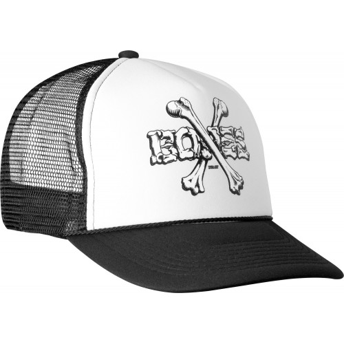 Powell Peralta Cross Bones Trucker Cap - Black/White