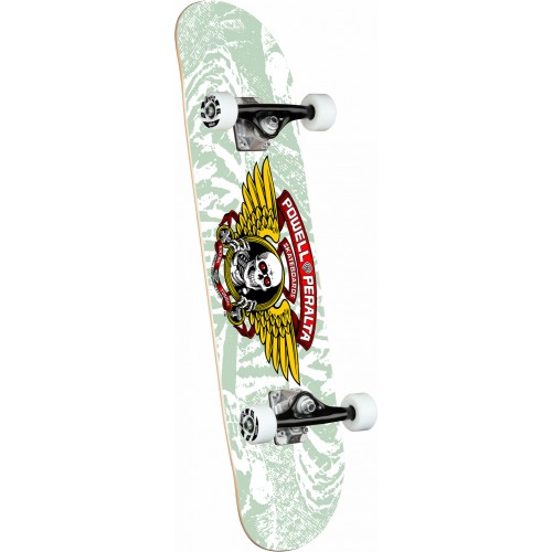 Powell Peralta Mini Winged Ripper White Complete Skateboard - 8 x 31.45