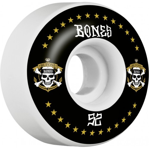 BONES WHEELS STF Pro Bufoni Live 2 Ride Skateboard Wheels V1 52mm 103A 4pk
