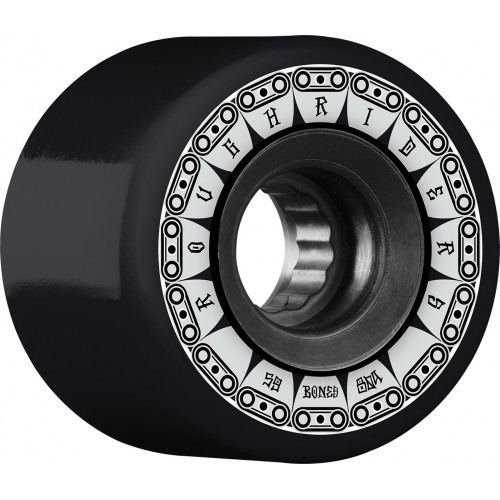BONES WHEELS Rough Riders Tank Black 59mm ATF 4pk