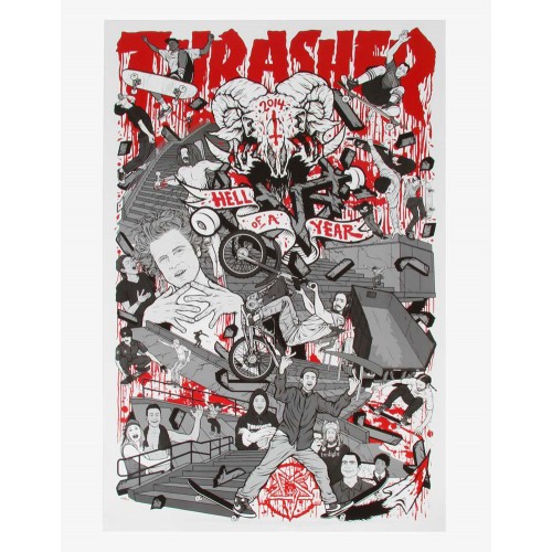 Thrasher poster Hell of the Year 2015