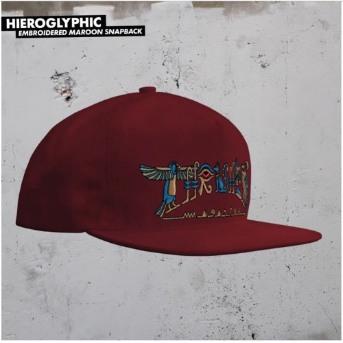 Kšiltovka Thrasher Hieroglyphic Spring 2020 Maroon