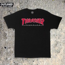 Thrasher OUTLINED T-SHIRT Black