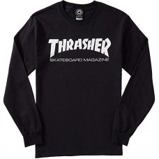 Triko s dlouhým rukávem Thrasher Skate Mag L/S black