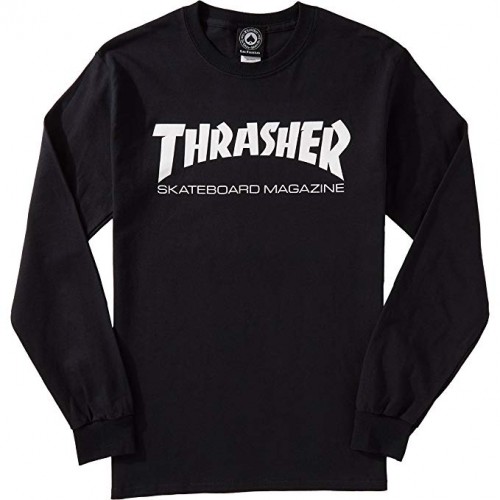 Thrasher Skate Mag L/S black