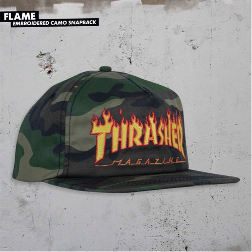 Kšiltovka Flame Snapback camo Holiday 19
