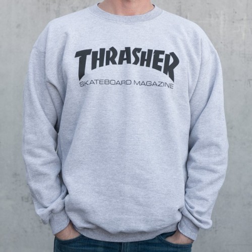 Crewneck Thrasher Skate Mag Grey