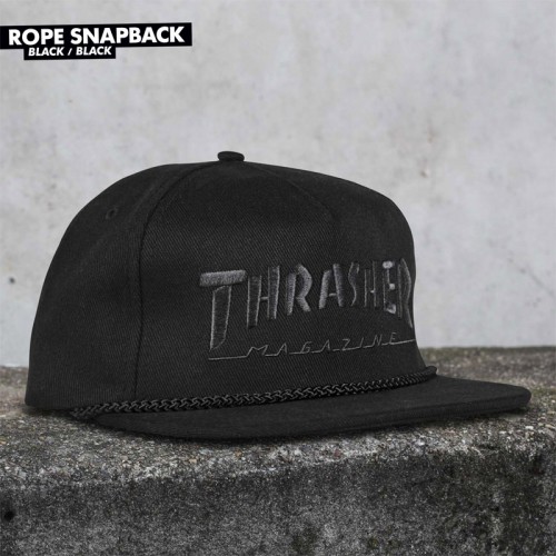 Kšiltovka Rope Snapback Black Spring 2019