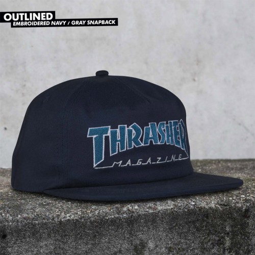 Kšiltovka OUTLINED SNAPBACK Navy / Gray Spring 2019