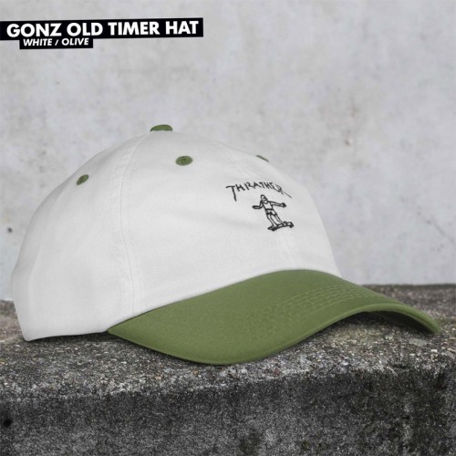 Kšiltovka GONZ OLD TIMER HAT White Olive Spring 2019