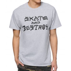 Triko Thrasher Skate and Destroy grey