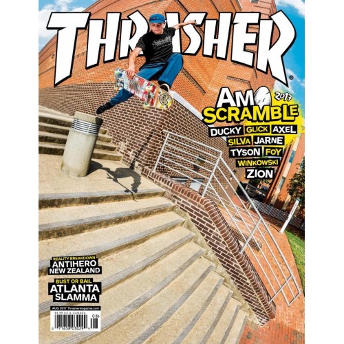 Thrasher Magazine August 2017