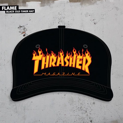 Kšiltovka Thrasher Flame Old Timer Hat Holiday 2018