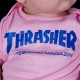 Kojenecké triko Thrasher Skate Mag - růžové