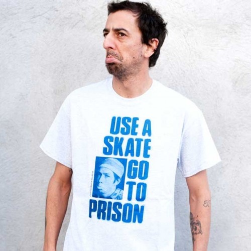 Triko Thrasher Use a Skate Go To Prison white