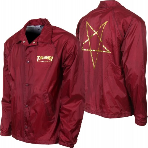 Thrasher bunda Pentagram Marron