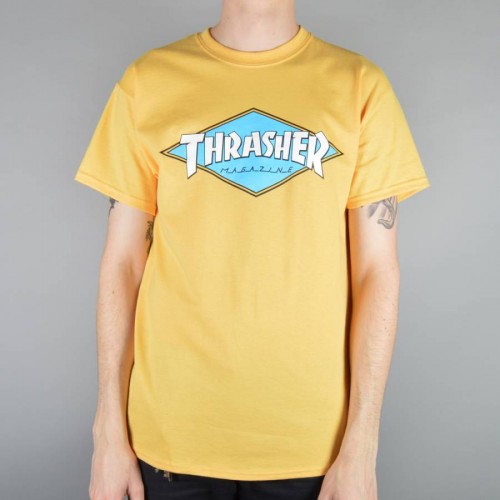 Triko Thrasher OG Diamond T-Shirt (Honey)