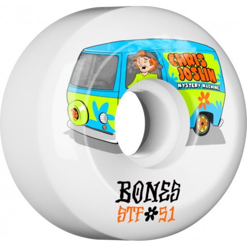 Kolečka BONES STF Pro Joslin Shaggy 51x30 V5 Skateboard Wheel 83B 4pk