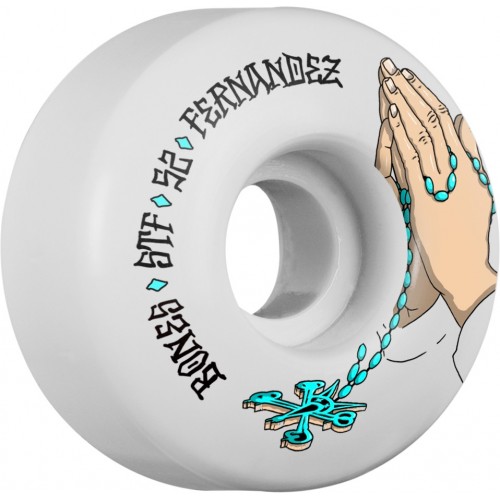 Kolečka BONES STF Pro Fernandez Prayer 52x31 V1 Skateboard Wheel 83B 4pk