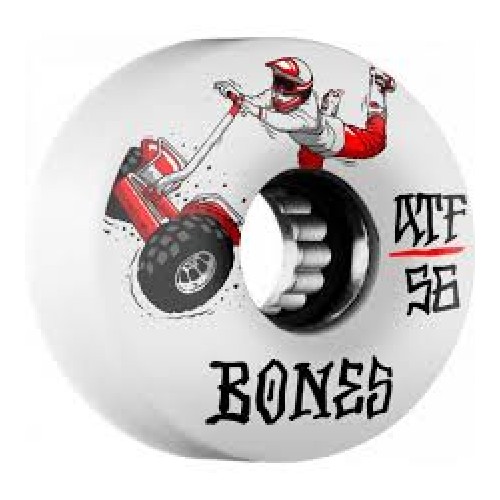 BONES ATF SEG Cross 56x32 Skateboard Wheel 80a 4pk