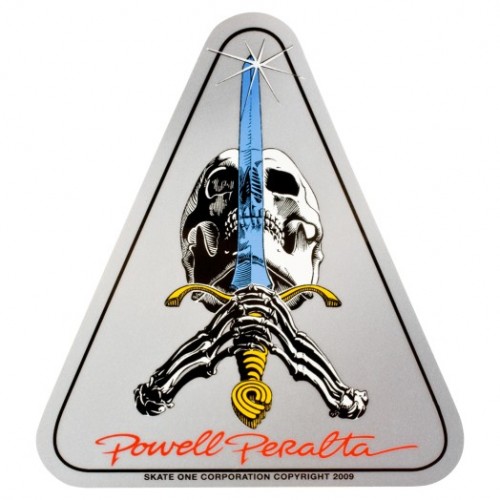 Samolepka Powell Peralta Skull & Sword