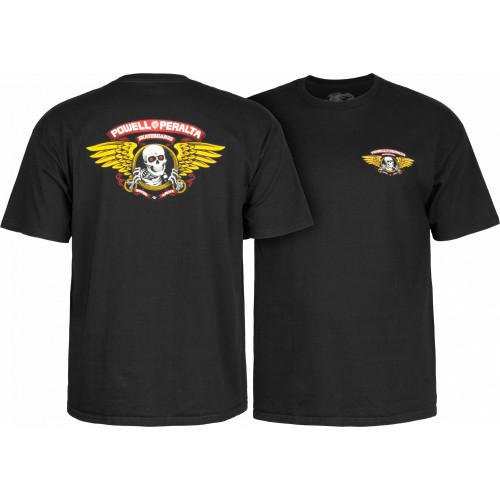 tričko Powell Peralta Winged Ripper T-shirt - Černé Black