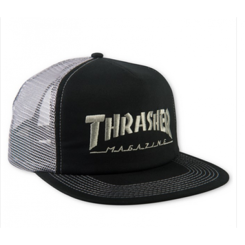 Kšiltovka Thrasher Logo Mesh BLK/GRY