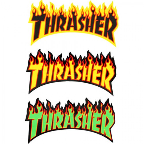 Samolepka Thrasher Flame velká