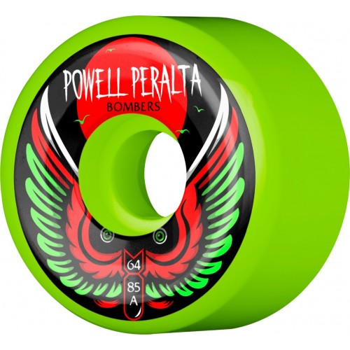 Kolečka Powell Peralta Bomber Wheel Green 64mm 85a 