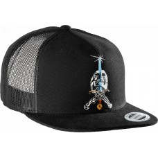 Powell Peralta Skull And Sword Trucker Cap - Black